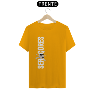 Nome do produto Camiseta Seremcores em branco vertical
