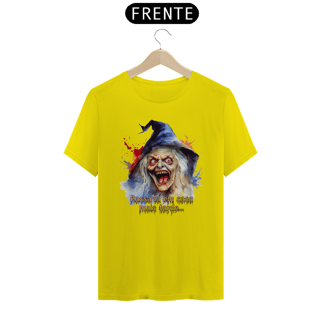 Nome do produto Camiseta de Bruxa - Passa lá em casa
