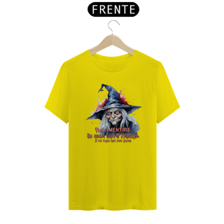 Nome do produto Camiseta de Bruxa - Tudo MENTIRA - Seremcores 