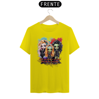 Nome do produto Camiseta Zombie girls (inglês)