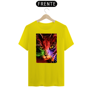 Nome do produto Camiseta Graffiti Gato Neon