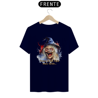 Nome do produto Camiseta de Bruxa - Passa lá em casa