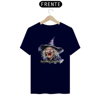Nome do produto Camiseta de Bruxa - Eu odeio chuchu