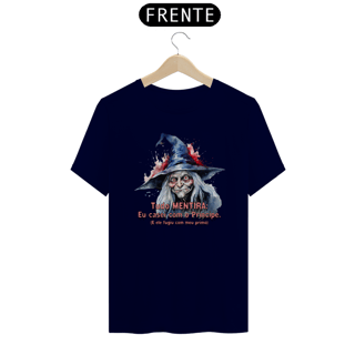 Nome do produto Camiseta de Bruxa - Tudo MENTIRA - Seremcores 