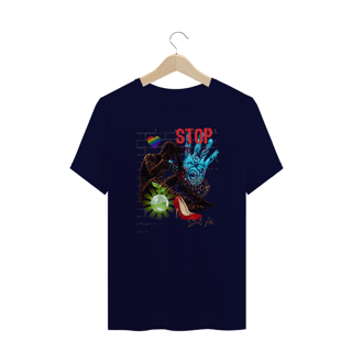 Nome do produto Camiseta Plus Graffiti Stop