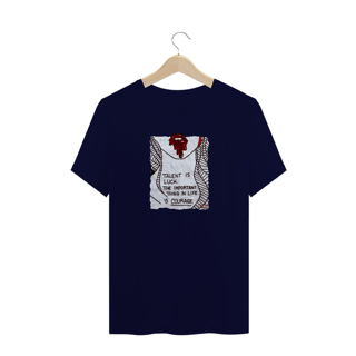 Nome do produto Camiseta Plus Graffiti Talent is luck
