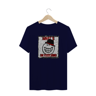 Nome do produto Camiseta Plus Graffiti Whats on your mind