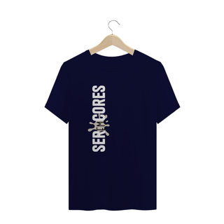 Nome do produto Camiseta Plus Seremcores em branco vertical
