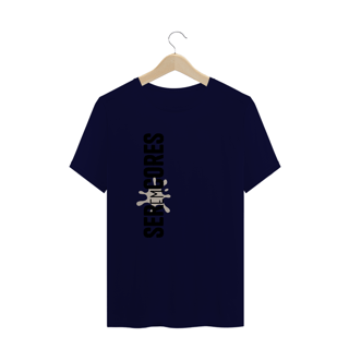 Nome do produto Camiseta Plus Seremcores em preto vertical