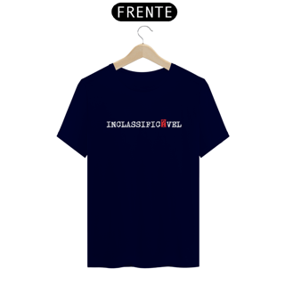Nome do produto Camiseta Inclassificável (branco)