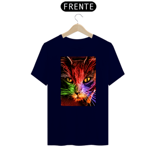 Nome do produto Camiseta Graffiti Gato Neon