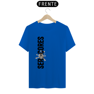 Nome do produto Camiseta Seremcores em preto vertical