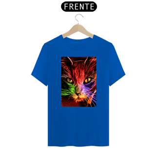 Nome do produto Camiseta Graffiti Gato Neon