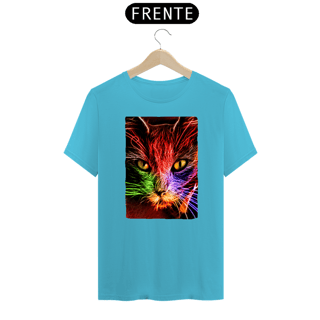 Nome do produto Camiseta Graffiti Gato Neon