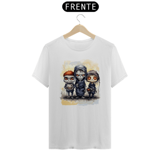 Nome do produto Camiseta Trio 4 Zumbi Frank - Seremcores 
