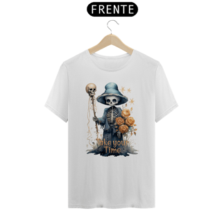 Nome do produto Camiseta Esqueleto Take your Time