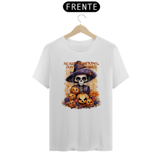 Nome do produto Camiseta de Esqueleto - Scary Pumpkins - Seremcores 
