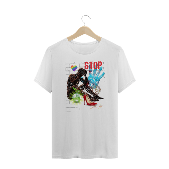 Camiseta Plus Graffiti Stop