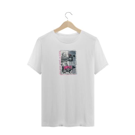 Camiseta Plus Graffiti All you need is Love