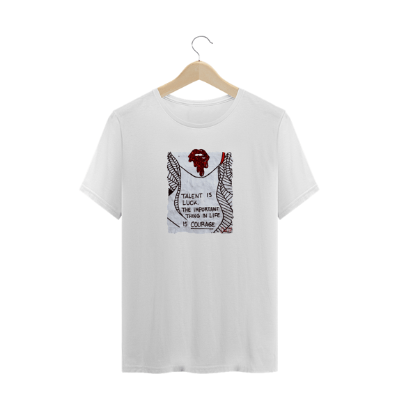 Camiseta Plus Graffiti Talent is luck