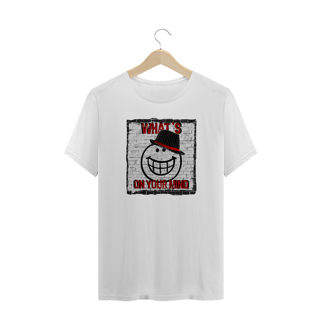 Nome do produto Camiseta Plus Graffiti Whats on your mind