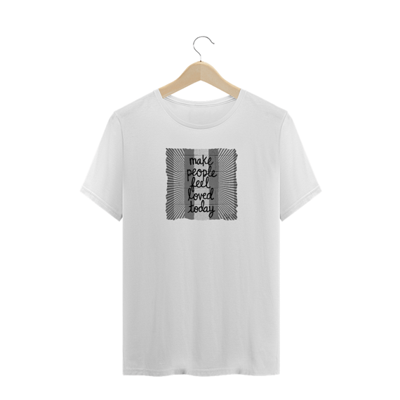 Camiseta Plus Graffiti Make people feel loved today