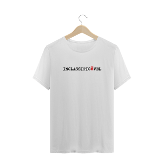 Nome do produto Camiseta Plus Inclassificável (preto)
