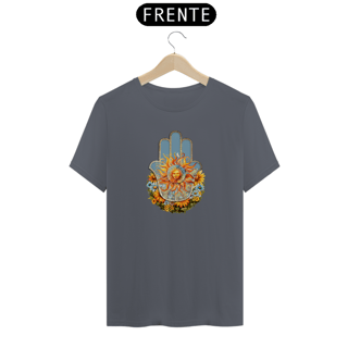 Nome do produto Camiseta Hamsá Solar (Proteção)