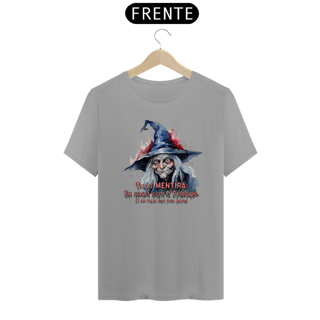 Nome do produto Camiseta de Bruxa - Tudo MENTIRA - Seremcores 