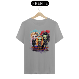 Nome do produto Camiseta Zombie girls (inglês)