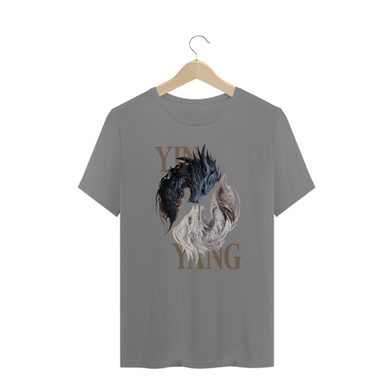 Camiseta Plus Yin Yang Dragões