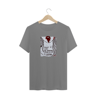 Nome do produto Camiseta Plus Graffiti Talent is luck