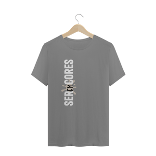 Nome do produto Camiseta Plus Seremcores em branco vertical