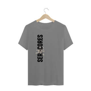 Nome do produto Camiseta Plus Seremcores em preto vertical