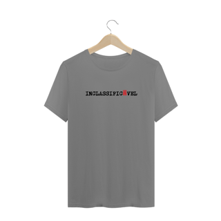 Nome do produto Camiseta Plus Inclassificável (preto)