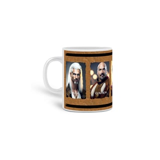 Caneca Nosghoriana Personagens couro