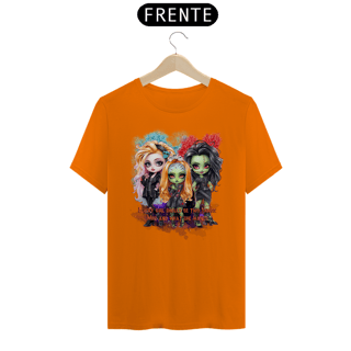 Nome do produto Camiseta Zombie girls (inglês)