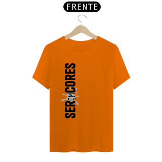 Nome do produto Camiseta Seremcores em preto vertical