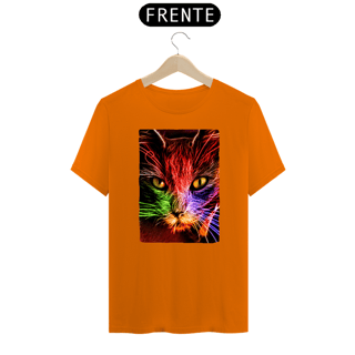 Nome do produto Camiseta Graffiti Gato Neon