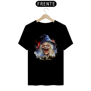 Nome do produto Camiseta de Bruxa - Passa lá em casa