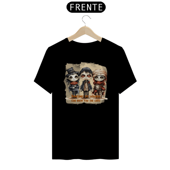 Camiseta Trio 1 Zumbi Sometimes INGLÊS  - Seremcores 