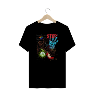 Nome do produto Camiseta Plus Graffiti Stop