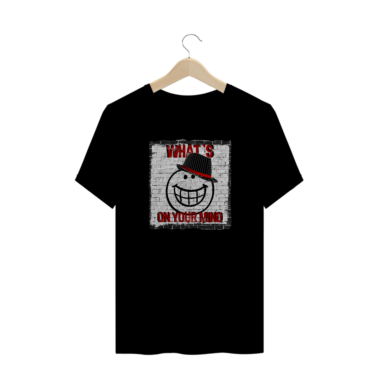 Nome do produto: Camiseta Plus Graffiti Whats on your mind