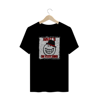 Nome do produto Camiseta Plus Graffiti Whats on your mind