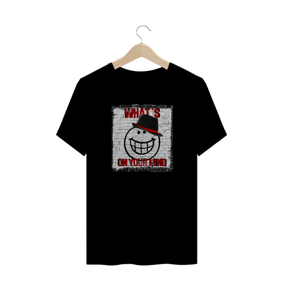 Camiseta Plus Graffiti Whats on your mind