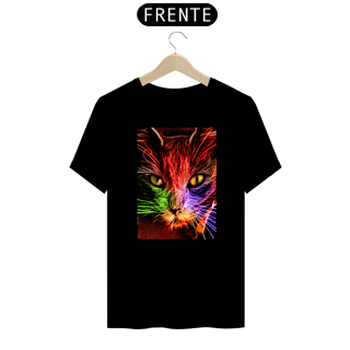 Nome do produto Camiseta Graffiti Gato Neon
