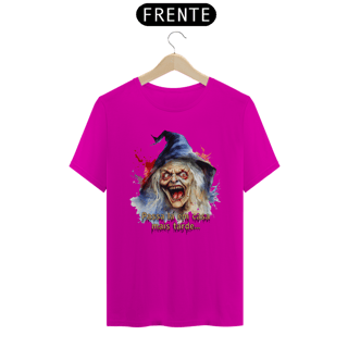 Nome do produto Camiseta de Bruxa - Passa lá em casa