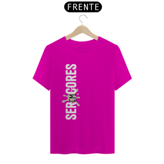 Nome do produto Camiseta Seremcores em branco vertical