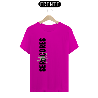 Nome do produto Camiseta Seremcores em preto vertical