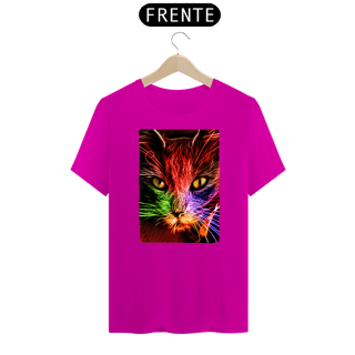 Nome do produto Camiseta Graffiti Gato Neon